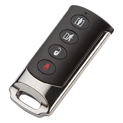 Llavero Remoto Inalámbrico 4 Botones / Uso Rudo / Armado Total/Parcial/Desarmado/Pánico / 433.92 MHz / Batería 5 Años / Compatible DSC Power Series