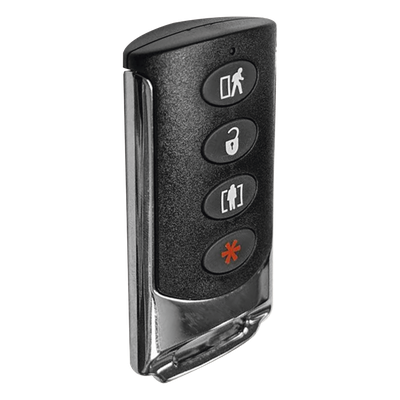 Llavero Remoto Inalámbrico 4 Botones / Uso Rudo / Armado Total/Parcial/Desarmado/Pánico / 345 MHz / Batería 5 Años / Compatible Honeywell y PRO4GLTEM