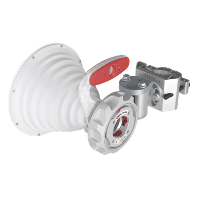 Antena Sectorial Simétrica de 30° / 2×2 / Rango de Frecuencia Extendido: 4900 – 7125 MHz / Ganancia de 18 dBi / Lista para Adaptadores Twistport / Protección IP65