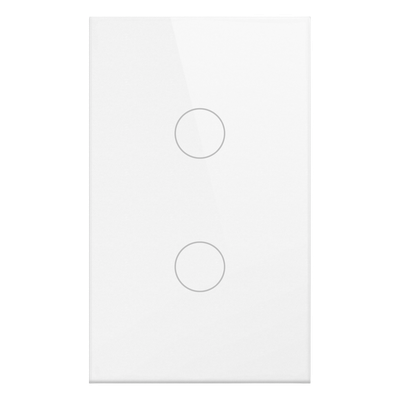 (ZigBee) Apagador switch inalámbrico ZigBee, control de 2 regresos de carga, 110V