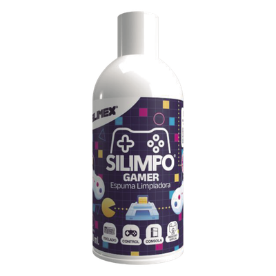 Silimpo Gamer La Espuma de Limpieza con Protección UV, Efecto Anti-Estático y Aroma a Chicle para tus Dispositivos Gaming.
