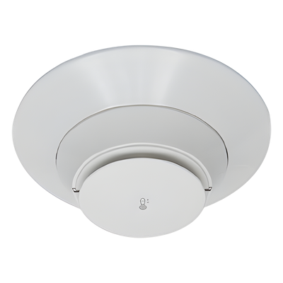Detector de Calor / Direccionable / Tecnología SK / Incluye Base / 57 °C / Color Blanco