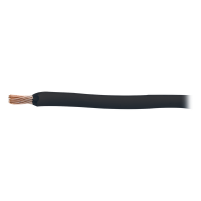 Cable Eléctrico de Cobre Recubierto THW-LS Calibre 1/0 AWG 19 Hilos Color Negro (100 metros).