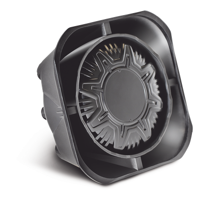 Bocina Compacta de Uso Rudo, 100 Watts de Potencia, Ideal Para Vehículos de Encubierto, Montaje Universal, 11 Ohms de Impedancia