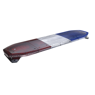 Barra de luces de 48″, 216 LED, Dual Color, Programable, Rojo/Azul/Ámbar/Claro, Ideal para Equipar Unidades de Seguridad Publica con Domos Rojo, Claro y Azul