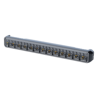 Luz Auxiliar de 45 LED, Top Rojo, Tricolor Rojo/Ambar/Blanco, 11.42″, Lente Transparente, SAE