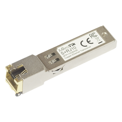 S+RJ10 – 10M, 100M, 1G, 2.5G, 5G, 10G en RJ-45 hasta 10 Gbps