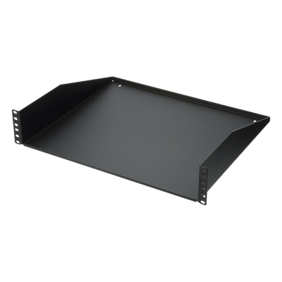 Charola para Soportar Equipos en Rack de 19″, con Capacidad de Carga de 30Kg, 2UR