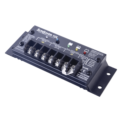 Controlador de Carga Solar SunSaver PWM 10 A / 12 VCC / Encapsulado Epóxico / Clase 1 Div 2 / Compensación de Temperatura