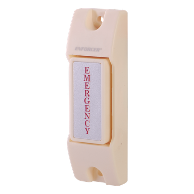 Botón de Emergencia / Botón de Pánico / Montaje de Superficie o Pared /  Ideal Como Botón de Pánico / Contacto Momentáneo NO / Uso con Sirenas o Estrobos /  Ideal Para Control de Acceso / Uso con Chapas NO /
