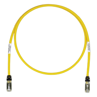 Patch Cord Cat6A, Blindado S/FTP, CM/LS0H, 3.05 Metros (10 Pies), Color Amarillo