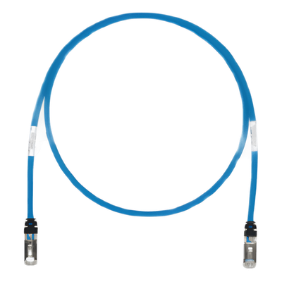 Patch Cord Cat6A, Blindado S/FTP, CM/LS0H, 4.57 Metros (15 Pies), Color Azul