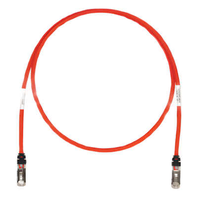 Patch Cord Cat6A, Blindado S/FTP, CM/LS0H, 1.52 Metros (5 Pies), Color Rojo