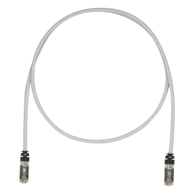 Patch Cord Cat6A, Blindado S/FTP, CM/LS0H, 2.13 Metros (7 Pies), Color Gris
