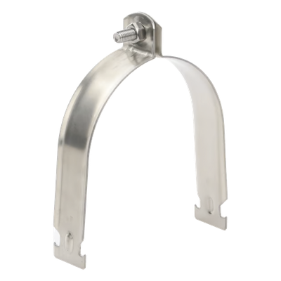 Abrazadera de Acero Inoxidable  de 4″ Para Unicanal Tipo Strut