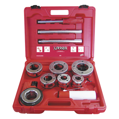 Juego de Tarraja de dados para tubo 1/2″ – 2″ NPT 9 piezas