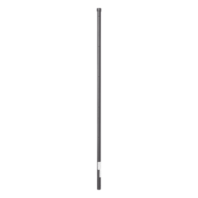 Poste de Esquina Negro de 1.2m para Cerca Electrificada de Tubo Galvanizado cal. 18 de 1″Diam. para 5 Aisladores (No incluidos).