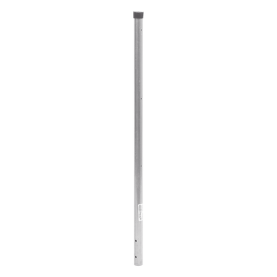 Poste de ESQUINA para Cerca Electrificada. Tubo Galvanizado cal. 18 de 1″ Diam. y 0.8m Alto con Tapón, ideal para 3 Aisladores