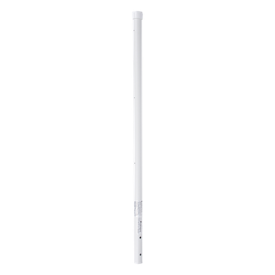 Poste de Esquina de 0.8m para Cerca Electrificada. Tubo Galvanizado cal. 18 de 1″Diam. con Tapón, ideal para 3 Aisladores.