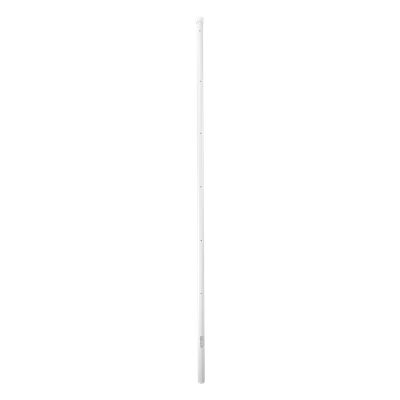 Poste de Esquina para Cerca Electrificada. Tubo Galva. de 1.4 m, cal. 18 de 1″ Diam. + Pintura Blanca. Ideal para 6 Aisladores