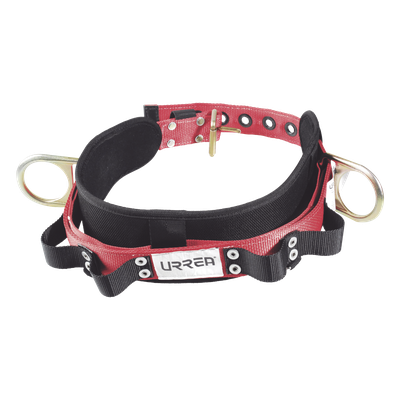 Cinturón para liniero, talla 40, con bandas para porta herramientas y dos anillos tipo D.