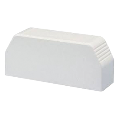 Tapa final, para uso con canaleta T70, Material PVC Rígido, Color Blanco Mate
