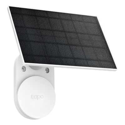 Panel Solar / 2.5 W Máximo / 5.2 V Voltaje / IP65 / Cable 4 m (13.1 ft) / Compatible Cámaras Tapo / Tipo-C + Micro USB / Montaje Ajustable