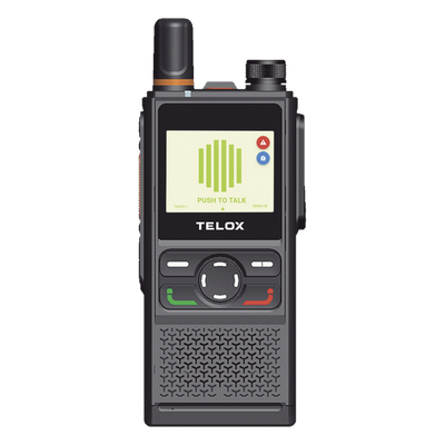 Radio PoC 4G LTE TELOX TE320 / Audio 3W con Cancelación de Ruido / IP67 Resistente a Agua y Polvo / Batería 4000 mAh (48 hrs) / Doble SIM LTE Global / Pantalla 2″ / Compatible TASSTA y NXRadio