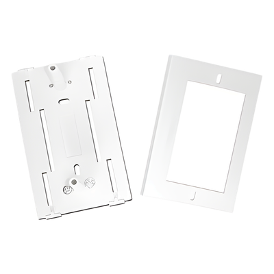 Soporte y tapa universal color blanco de PVC auto extinguible, para canaleta TEK100 (5595-10001)