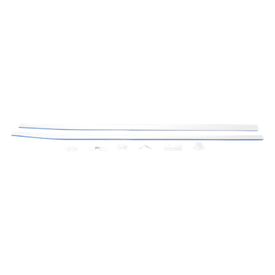 El Kit de Canaleta 90° Sin División Ideal Para Organizar y Ocultar cables en esquinas o en instalaciones con ángulos de 90°., Con Cinta Adhesiva Para una Instalación Más Rápida, (5601-01260)
