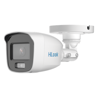 [ColorVu] Bala TURBOHD 2 Megapixel (1080p) / Imagen a Color 24/7 / Lente 2.8 mm / Microfono Integrado / Luz Blanca 20 mts / IP66 / Metálica