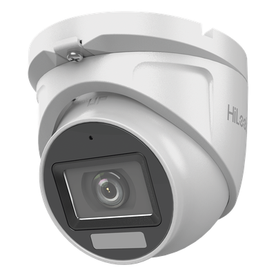 [Dual Light + ColorVu] Turret TURBOHD 2 megapixel / 30 mts IR + 20 mts luz blanca/ Lente 2.8 (100° de Visión) / Exterior IP66 / Audio por Coaxitron / TVI-AHD-CVI-CVBS / Metal / Smart-Hybrid Light