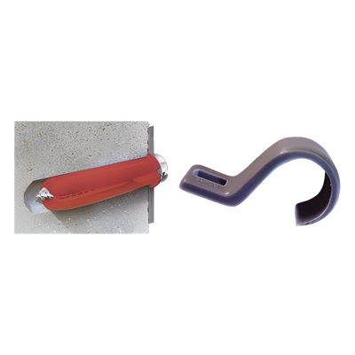 Kit de 3 grapas, 3 taquetes Y 3 tornillos para sujetar conductores redondos o tubo en muro (para tubería de 3/4)  (2105-07240)