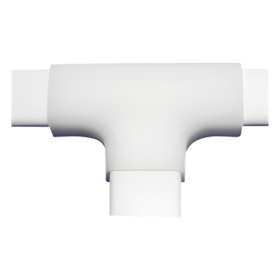 Sección en «T » de PVC auto extinguible, para canaleta TMK0812 (3 Piezas) (5040-02001)