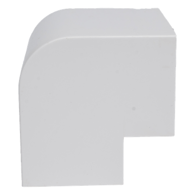 Esquinero Exterior Color Blanco de PVC Auto Axtinguible, Para Canaleta TMK-4577 (5510-02001)