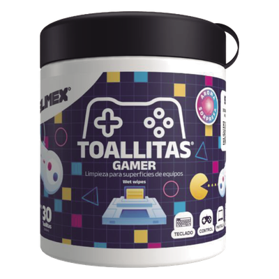 Toallitas Gamers, Excelente Opción Para Gamers Que Buscan Mantener Sus Consolas y Accesorios en Perfecto Estado, Libres de Suciedad y Protegidos Contra Bacterias