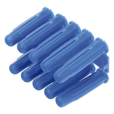 Taquete azul 3/8″ para tornillo 12mm x 2″ (100pzs) (1105-05100)