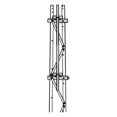Mástil 2-3/8″ x 1.8 m para Montaje en Cara de Torre Super Titan Secciones 3 a 7.