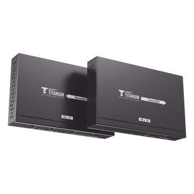 Kit Extensor MATRICIAL HDMI para distancias de 120 metros | Resolución 4K @ 30Hz | Cat6 | Soporta 100 TX de entrada e Ilimitados RX en la salida | Control por PC, Control Remoto y Botón | Compatible con Switch IGMP.