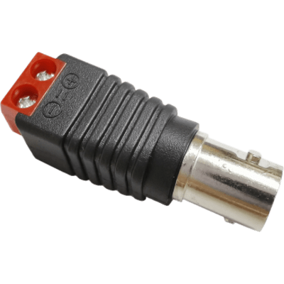 Conector BNC Hembra a Terminales Tipo Tornillo