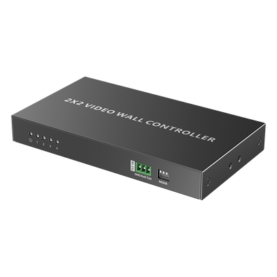 Controlador de VideoWall 2×2 | Multiples Modos de Vista | Audio 3.5mm | Control RS232