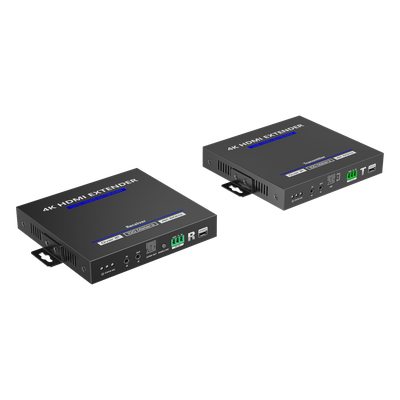 KIT EXTENSOR HDMI 4K@60HZ sobre IP GIGABIT | IPCOLOR | 100m en Conexión Uno a Uno | Salida Loop | IR Bi-Direccional | RS232 | ARC | CERO LATENCIA | Soporta conexión Uno a Muchos/Switch en Cascada