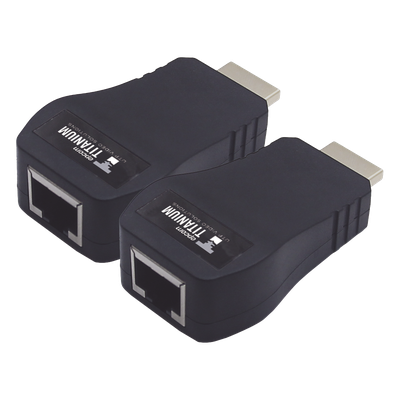 Kit Extensor 25m convertidor Señal HDMI a UTP (Cat5e/Cat 6) / Calidad PREMIUM