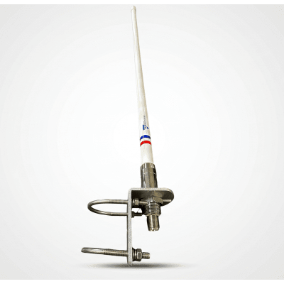 Antena VHF Marina de Alto Rendimiento / 4 dBi / 156-163 MHz / Altura 1100 mm / Color Blanco / Conector SO239