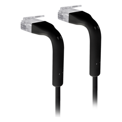 UniFi Patch Cable Cat6 Ultradelgado GbE con Botas Flexibles, Color Negro, 2 Metros (6.56 Pies)