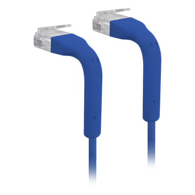 UniFi Patch Cable Cat6 Ultradelgado GbE con Botas Flexibles, Color Azul, 2 Metros (6.56 Pies)