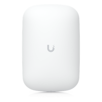 Extensor WiFi 6 UniFi / Hasta 5.3 Gbps Agregados / Doble Banda 2.4 y 5 GHz / MIMO 2×2 y 4×4 con Beamforming / Conexión Directa a Contacto Eléctrico / 300+ Clientes Concurrentes / Gestión UniFi Network / Exclusivo para Equipos UniFi
