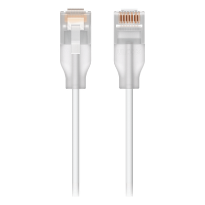 Patchcord UniFi Etherlighting de 2 Metros (6.56 Pies), hasta 10G / Soporta hasta PoE+++ / Conector RJ45 Transparente para Mejores Efectos de Luz con Switches USW PRO MAX