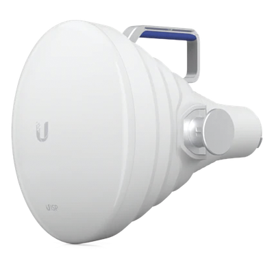 Antena Sectorial 30° tipo Horn para Multipunto, 19.5 dBi. Rango extendido 5.15 – 6.875 GHz. Alto aislamiento al ruido. Compatible solo con AF5XHD, RP5ACGEN2 y LTURocket
