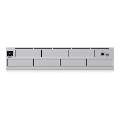 UNAS Pro Servidor de Almacenamiento en Red de 2U Rack con (7) Bahías para HDD/SSD de 2.5/3.5″ con 1 Puerto 10GbE y 1 Puerto SFP+ 10G